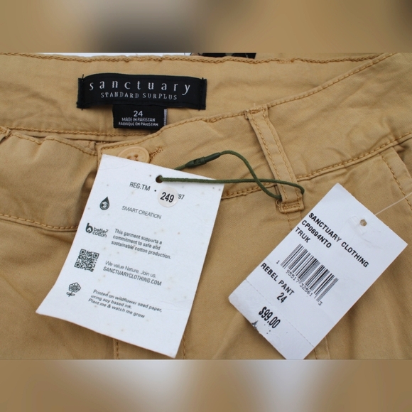 NWT Sanctuary Khaki Cargo Joggers – Size 24 (00) - Picture 6 of 10
